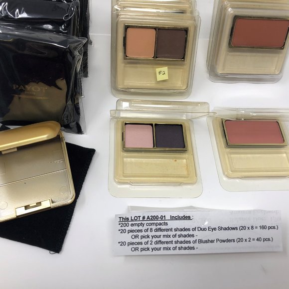 VERY HighEnd Designer ITALIAN Cosmetics Lot-200 Mixed Shadows&BlushFRESH SEALED - Picture 1 of 15